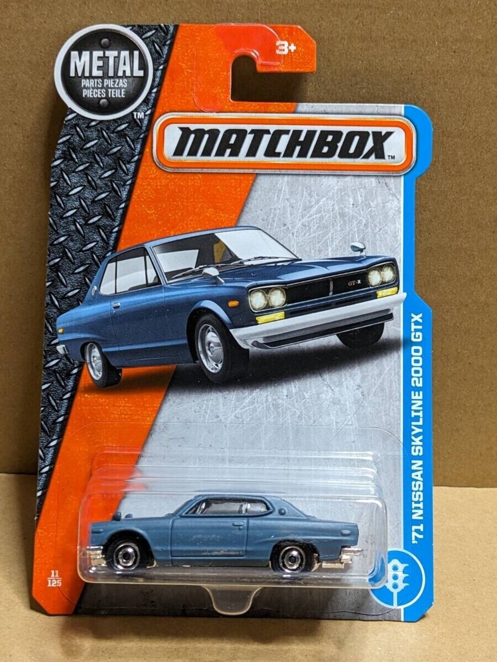 MATCHBOX '71 NISSAN SKYLINE 2000 GTX 11/125